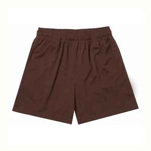 Shorts de sport pour hommes de haute qualité, en polyester, maille élastique, taille élastique, shorts de basket-ball pour hommes, polyester, double maille, shorts vierges - Product Image 1