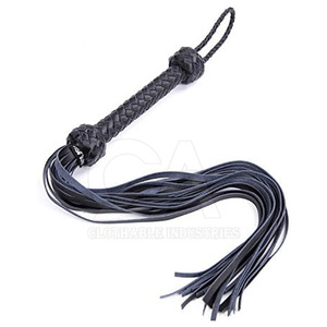 Professional Horse Riding Whip with Comfortable Grip Handle Handmade <b>Leather</b> Riding <b>Flogger</b> for Equestrian Sports Lightweight - Product Image 4