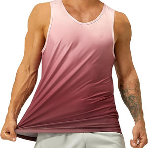 Nouvel arrivage de débardeur de gymnastique pour hommes Streetwear décontracté à séchage rapide pour l'entraînement athlétique tricoté respirant de taille personnalisée - Product Image 1