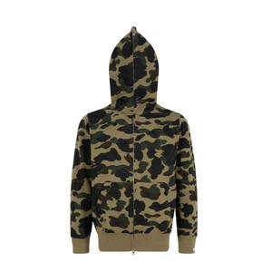 เสื้อฮู้ดมีซิปหน้าสำหรับใส่กลางแจ้งมาใหม่เสื้อฮู้ดแบบเต็มใบหน้าแห้งเร็วสีพื้น - Product Image 3