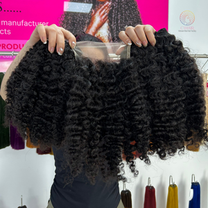 Vente en gros 100% cheveux humains vierges Remy de haute qualité 5X5 14 pouces birmans bouclés vente chaude vendeurs de cheveux crus vietnamiens - Product Image 3