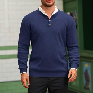 Venta al por mayor de sudaderas de Otoño de calidad superior de manga larga de punto liso teñido - Product Image 3