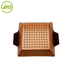 Cesta cuadrada antiadherente para parrilla de carne vegetal - Product Image 4