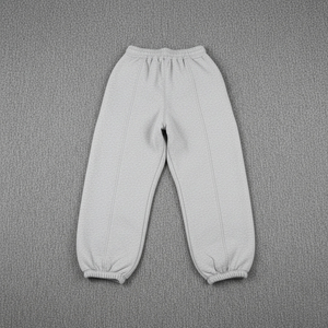 Pantalons de survêtement pour hommes de haute qualité 100% coton décontractés en toile respirante écologiques avec logo brodé personnalisé, coupe droite ample et large - Product Image 6