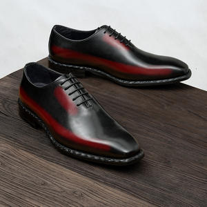 Zapatos Oxford para hombre 2026, nuevo modelo con cambio de color, degradado rojo y negro, zapatos formales para novio, zapatos de boda - Product Image 3