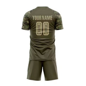 Uniforme de Fútbol de Manga Corta con Logotipo Personalizado, Nuevo Modelo 2025, Superventas, 100% Poliéster, Ajuste Cómodo y Transpirable, Nombre Personalizado - Product Image 2