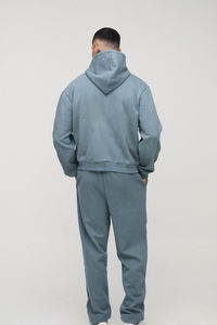Vêtement de sport d'hiver unisexe de haute qualité, jogging en molleton de coton léger, survêtement oversize par Marfa International - Product Image 2