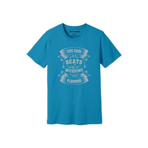 Camiseta de algodón 100% personalizable fiesta temas estampado estilo Casual 3D 12 opciones de color pesado GSM 160-180 100% tela de algodón - Product Image 3
