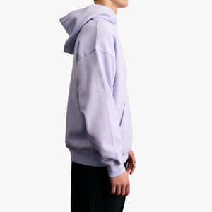 Sudaderas con capucha de gran tamaño Unisex de alta calidad para hombres Sudaderas de algodón personalizadas Logotipo bordado Personalizable Peso pesado en blanco - Product Image 4