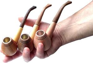 Pipa de Madera para Fumar de Lujo Hecha a Mano para Hombre con Laca y Diseño Vintage de Brezo para Tabaco - Product Image 5