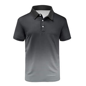 เสื้อโปโลสำหรับผู้ชายเสื้อโปโลแบบเข้ารูปพิมพ์ซับลิเมชันเสื้อโปโลกีฬาผ้าสแปนเด็กซ์โพลีเอสเตอร์ออกแบบโลโก้ได้ตามต้องการ - Product Image 3