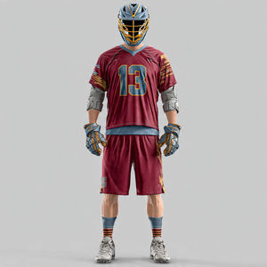 Ensemble de maillot et short de lacrosse pour adultes et jeunes, 100% polyester, uniforme de lacrosse - Product Image 2