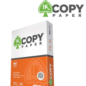 Haute luminosité IK copieur papier en gros en vrac qualité supérieure 70gsm 75gsm 80gsm format A4 copie papier pour bureau école impression - Product Image 3