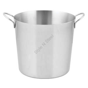 Seau à glace en acier inoxydable avec poignée - Product Image 1