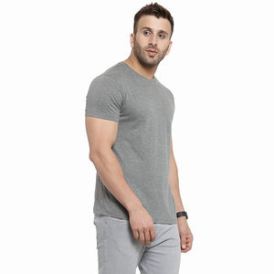 T-shirts de sport respirants de couleur grise, vêtements de sport pour la salle de sport, vêtements de course à pied, vêtements de sport pour l'entraînement, t-shirts de fitness pour hommes adultes - Product Image 4