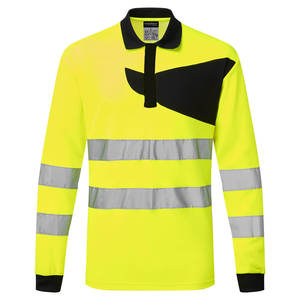 Unisex Hi Vis Two Tone Pull Over Cinta reflectante Ropa DE TRABAJO Construcción Hombres Camisetas DE TRABAJO - Product Image 2