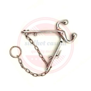 ที่ใส่จมูกวัวแบบอัตโนมัติพร้อมโซ่ทำจากสเตนเลสอุปกรณ์สัตวแพทย์ - Product Image 5