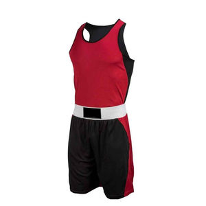 Uniforme de boxe unisexe personnalisé de haute qualité 2026 avec short, vêtements d'arts martiaux extensibles avec logo frontal - Product Image 1