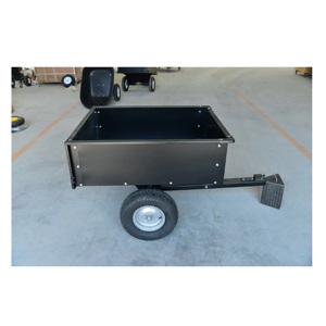 OEM ODM Heavy Duty 900lbs Cojinete de carga Bañera de polietileno Rueda neumática Durable DC3080 Carretilla de metal - Product Image 5