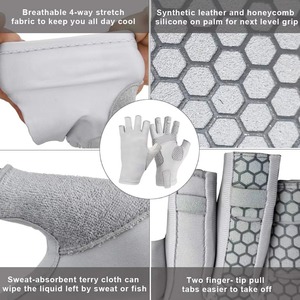 OEM ODM Gants de pêche à la mouche sans doigts pour hommes et femmes Manches longues Protection solaire UV Capuche Collier Style Chemises de pêche similaires Shorts - Product Image 2