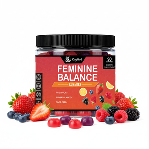 Lactobacillus <span class=keywords><strong>de</strong></span> Marca Privada OEM/ODM para la Salud Vaginal e Intestinal, Gomitas Probióticas para Mujeres - Product Image 1