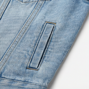 Denim Jacket For <b>Men</b> Slim Fit Ripped <b>Biker</b> Style Vintage Blue Custom Long Sleeve Classic <b>Jeans</b> Outerwear <b>Jean</b> Jacket <b>Men</b> - Product Image 5