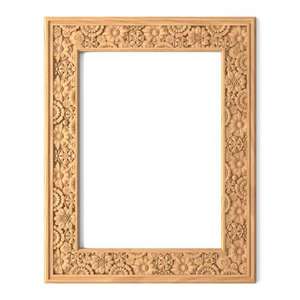 Marco de espejo de madera de diseño antiguo con detalles intrincados para decoración del hogar de inspiración vintage a buen precio - Product Image 3