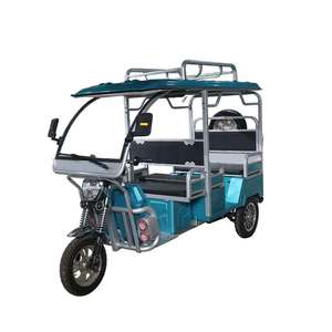Rickshaw électrique à 3 roues de haute qualité, à batterie, pour 4 passagers, Tuk-tuk, <span class=keywords><strong>Toto</strong></span>, Pedicab, ouvert, pas cher, vente en gros - Product Image 5