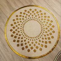 Ensemble de tapis et de moquettes Adiva en cuir turc moderne, fabriqué à la machine, tissé jacquard, résistant aux taches, pour usage domestique