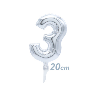 ลูกโป่งตัวเลขสไตล์ญี่ปุ่นขนาด7นิ้วสำหรับวันเกิด - Product Image 1