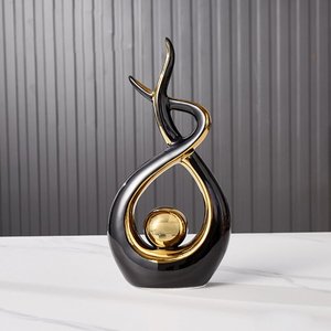 งานศิลปะร่วมสมัย ประติมากรรมตกแต่งบ้านทันสมัย ดีไซน์หรูหรา ผลิตจากอะลูมิเนียมรักษ์โลก งานฝีมือประณีต สง่างาม ทันสมัย เหมาะสำหรับเทศกาลคริสต์มาส - Product Image 4