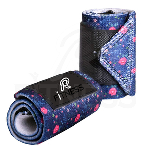 Bandes de soutien pour poignets de musculation, crossfit et bodybuilding avec boucle pour le pouce, en nylon imprimé, écologiques et respirantes pour une meilleure adhérence - Product Image 2