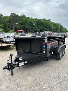 รถพ่วงดั๊มพ์ไฮดรอลิกขนาด 6x12 10,000 ปอนด์ สำหรับขนส่งวัสดุ รถพ่วงอเนกประสงค์สำหรับขนส่งสินค้าและอุปกรณ์ - Product Image 3