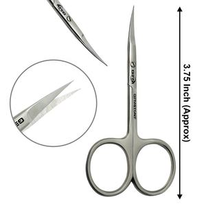 Tijeras para Cutículas de Acero Inoxidable de Primera Calidad, Cuchilla Curva de Cerámica, Tijeras de Precisión para Manicura y Pedicura Profesional - Product Image 1