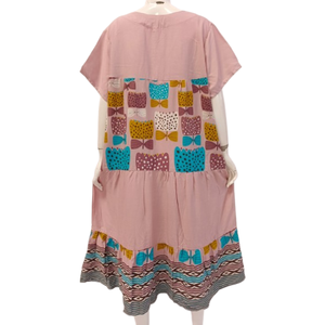 Chemise de nuit taille Jumbo à manches courtes motif floral pour femmes robe de maison en rayonne confortable - Product Image 6