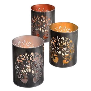 Design unique meilleure vente attrayant bougeoir pot votif fabrication de bougies finition noire taille personnalisée décoration de la maison lumière - Product Image 1