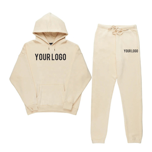 ชุดวอร์มใส่ได้ทั้งผู้ชายและผู้หญิงชุดวอร์มแบบเรียงซ้อนกันโอเวอร์ไซส์วินเทจสีเทา - Product Image 5