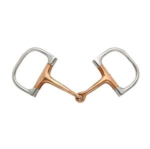 ROBOZ TECH-Broca de Filete de Articulación Única en Forma de D, Boquilla Lisa Pulida, Instrumentos Veterinarios PARA EL Cuidado DE LOS Caballos - Product Image 1