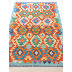 พรมกิลิม ไมมาณา อัฟกานิสถาน ขนาด 180 x 117 ซม. พรมปูพื้นและชุดพรม - Product Image 5