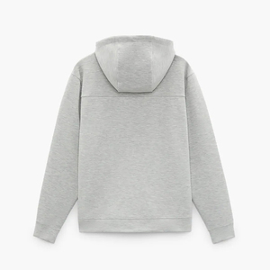 DEC เสื้อฮู้ดแบบมีซิปมีซิปสำหรับผู้ชายและผู้หญิงมีฮู้ดสำหรับใส่วิ่งออกกำลังกายฟิตเนสแบบกำหนดเอง - Product Image 3