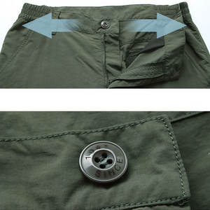 กางเกงระบายอากาศแห้งเร็วกันน้ำสำหรับผู้ชายกางเกงบางกางเกงคาร์โก้ยุทธวิธีกางเกงลำลองชาย4XL - Product Image 2