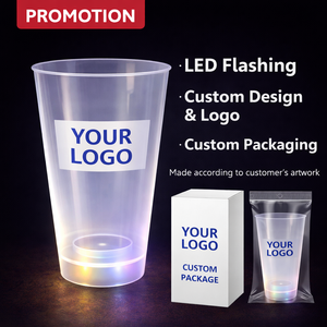 ฝาปิดแก้วพร้อมหลอดไฟ LED แบบกำหนดเองสำหรับโปรแกรมลิขสิทธิ์ IP ชุดตัวติดตั้งบนแก้วสำหรับแคมเปญ พร้อมบริการพิมพ์โลโก้ตามสั่ง - Product Image 1