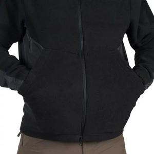 Veste de terrain mi-saison à capuche pour homme, respirante, 100% polyester microfleece, anti-UV, séchage rapide, multi-poches, coupe classique - Product Image 5