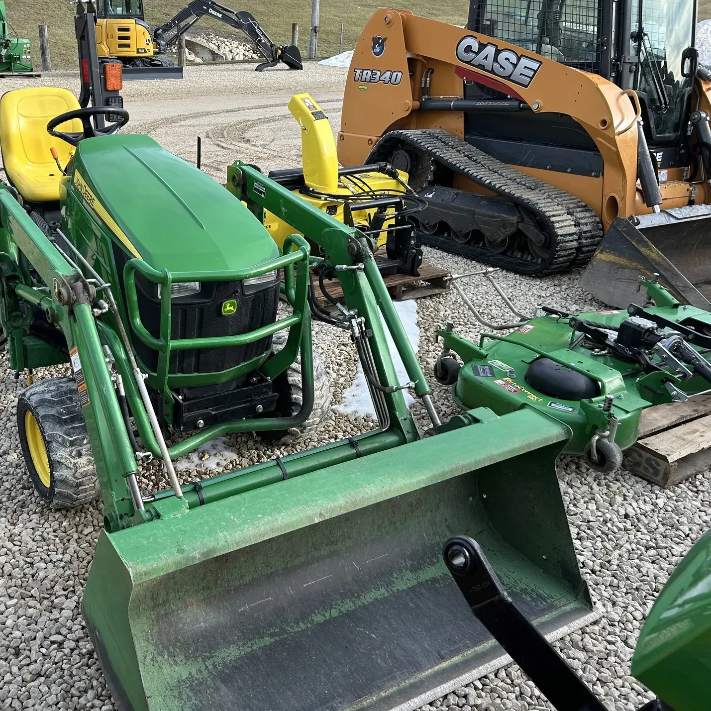 Migliore anno vendita calda john deer 1023E trattore prezzo di fabbrica 30HP quattro ruote trattore agricolo