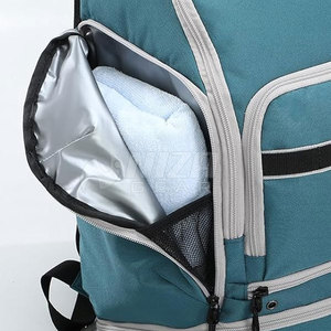 Sac à dos de basketball pratique et décontracté avec doublure en polyester respirant et écologique, ajustement confortable pour la salle de sport, l'école et les activités de plein air - Product Image 6