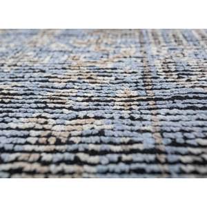 Alfombra de Seda Azul Gulmarg Anudada a Mano con Patrón Abstracto, Material de Viscosa para el Hogar, Pasillo o Sala de Estar, Modelo SKPS-246 - Product Image 3