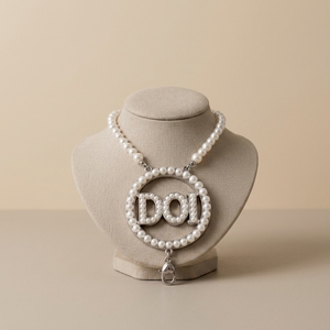 Collar con Colgante de Perla de Imitación Estilo Budista DOI, Personalizado, Nuevo, para Mujer - Cordón de Ordenación Sorority - Product Image 4