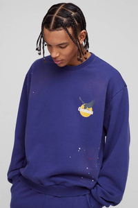 Sudadera de Cuello Redondo de Alta Calidad, Personalizada, 100% Algodón, con Bordado y Estampado Puff, para Hombre, Forro Polar, Corte Regular, Invierno - Product Image 4