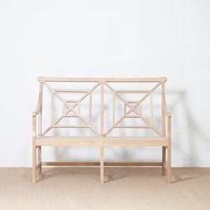 Banc extérieur moderne en teck naturel pour la maison jardin patio banc parc hôpital application - Product Image 2