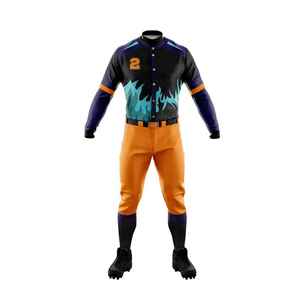 Uniforme de baseball ensemble maillot et pantalon d'équipe pour hommes respirant séchage rapide impression sublimée conception personnalisée pour la performance athlétique - Product Image 4